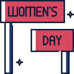 Womens day icon