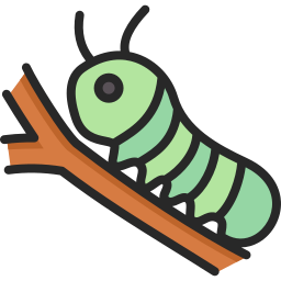 Гусеница иконка
