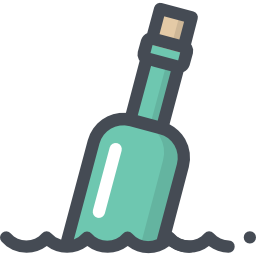 Message in a bottle icon