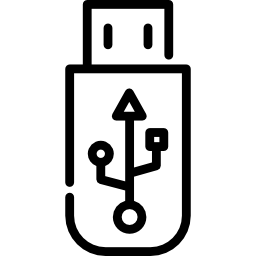 unidad flash icono