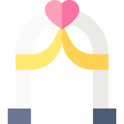 Wedding arch icon