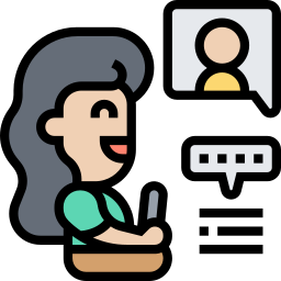 Online chat icon