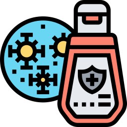 Antibacterial gel icon