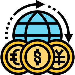 Money exchange icon