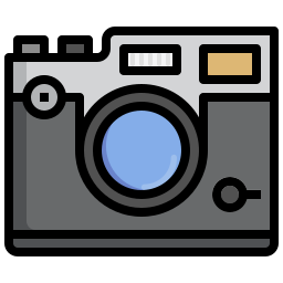 cámara filmográfica icono