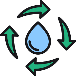 recycler l'eau Icône