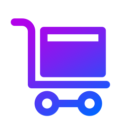 Trolley cart icon