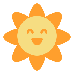 soleado icono