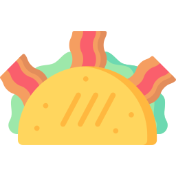 cerdo desmenuzado en olla de cocción lenta mexicana icono