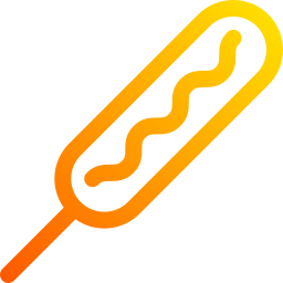 Corn dog icon