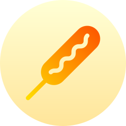 Corn dog icon