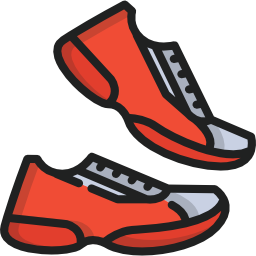 Running shoes icon