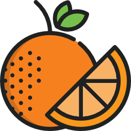 pomarańczowy ikona