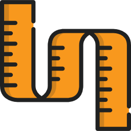 Measuring tape icon