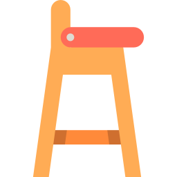 Baby chair icon