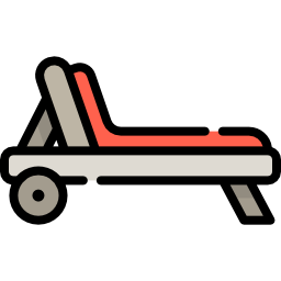 Deck chair icon