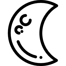 Half moon icon
