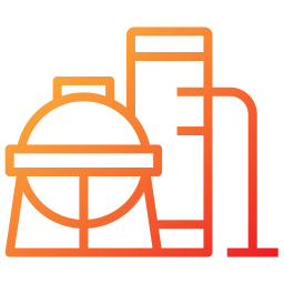 Oil refinery icon