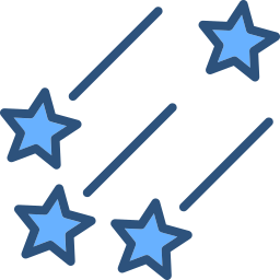 Meteor rain icon