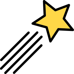 Падающая звезда иконка