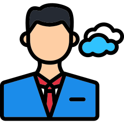 Weather man icon