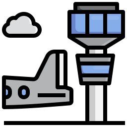 torre dell'aeroporto icona
