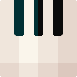 Piano keys icon