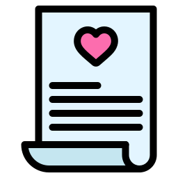 Love letter icon