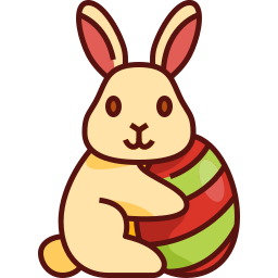 Easter bunny icon