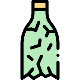 rozbita butelka ikona