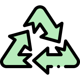 signe de recyclage Icône
