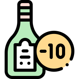 gradazione alcolica icona