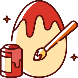 Раскрашивание яиц иконка