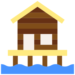 strand huis icoon
