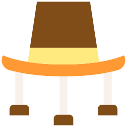 sombrero de corcho icono