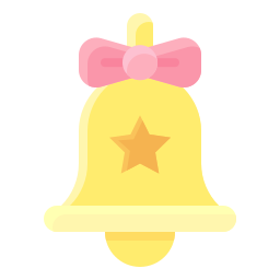 Świąteczny dzwonek ikona