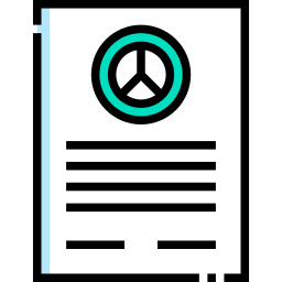 Peace treaty icon