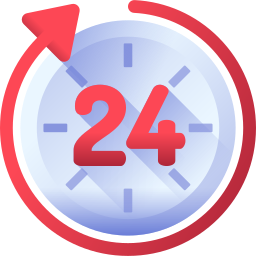 24 hours delivery icon