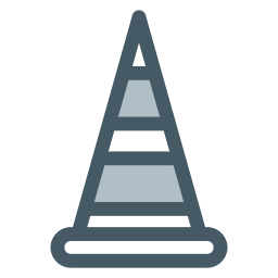 Traffic cone icon