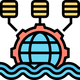 Data lake icon