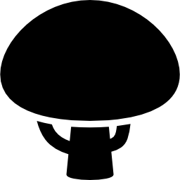Tree like a mushroom icon