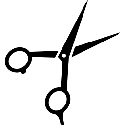 Scissors opened tool icon