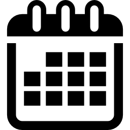 kalendertool voor tijdorganisatie icoon