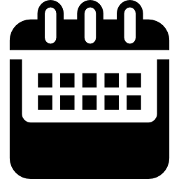 variante de calendrier annuel Icône
