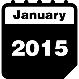 January 2015 calendar page icon