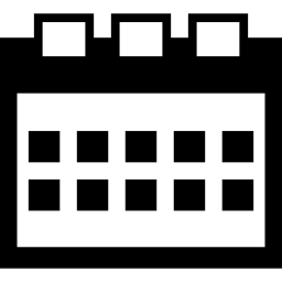 calendario delle piazze icona