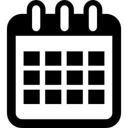 Calendar interface symbol tool icon