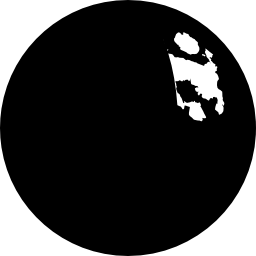 símbolo de interfaz de fase lunar icono