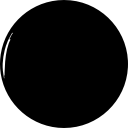 círculo de fase de luna nueva icono