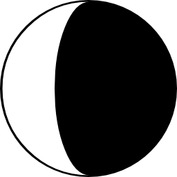 símbolo da fase da lua Ícone